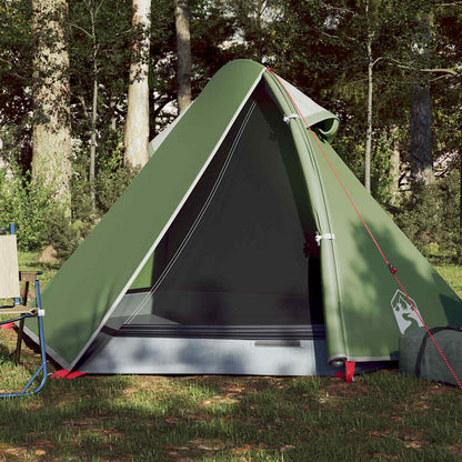 VidaXL koepeltent voor twee personen in groen, waterdicht ontwerp met open ingang.