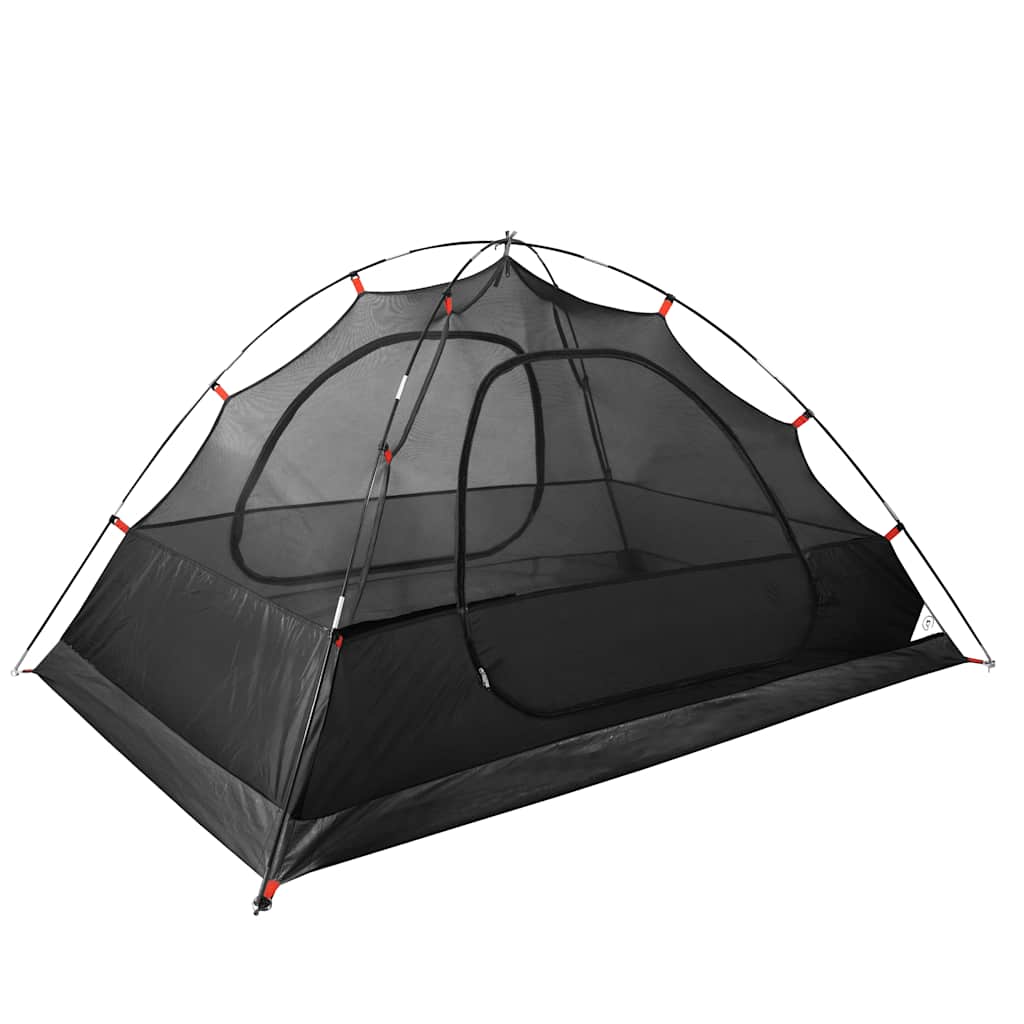 Detail van de gaaswanden van de vidaXL koepeltent voor optimale ventilatie en insectenbescherming.