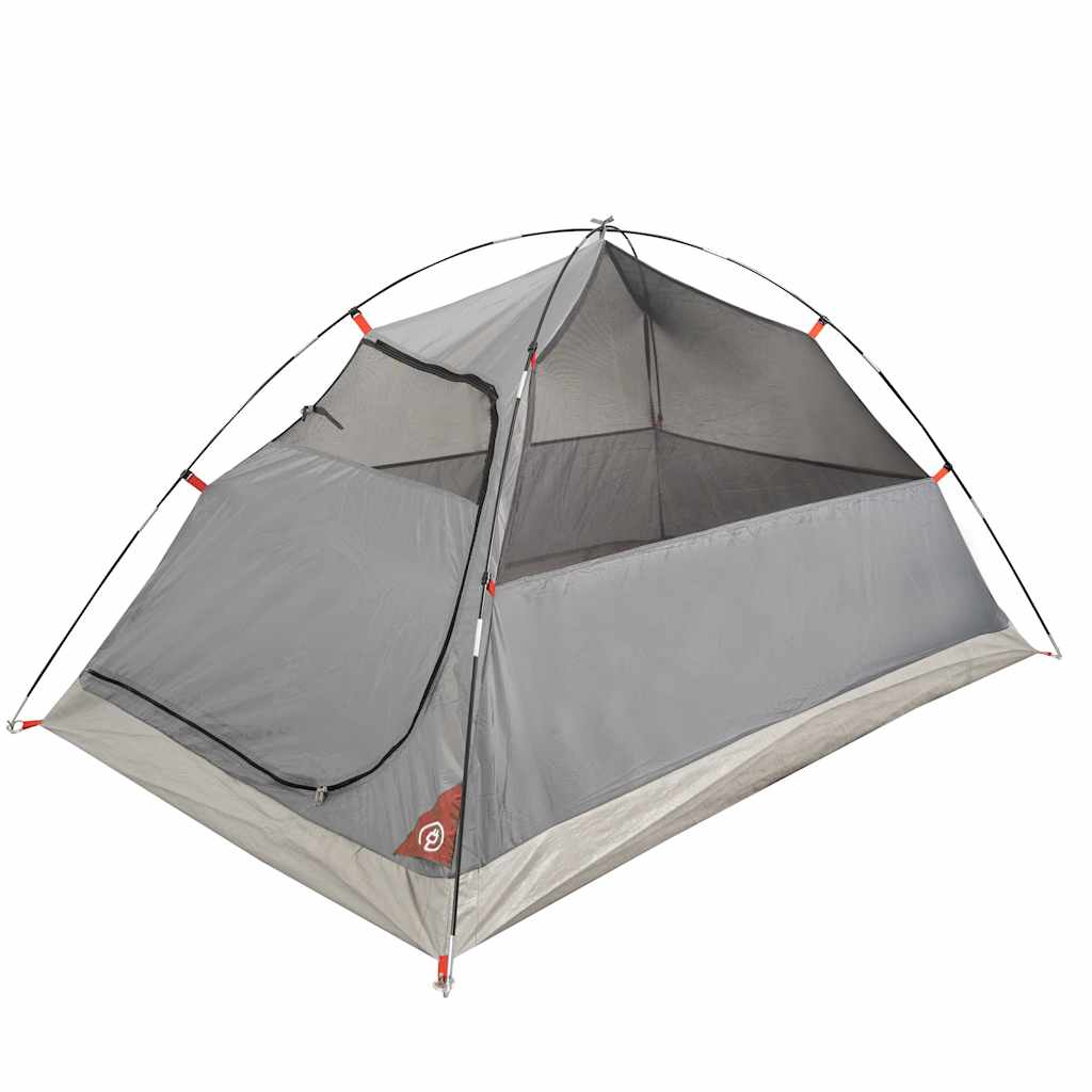 Detail van de vidaXL koepeltent met gaasventilatie en waterdichte buitenzijde.