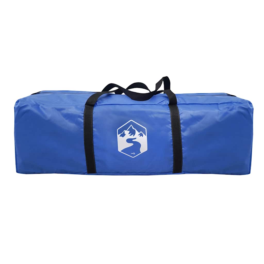Blauwe vidaXL partytent in opbergtas, ideaal voor buitengebruik en eenvoudig mee te nemen.