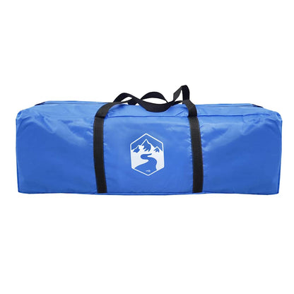 Blauwe vidaXL partytent opbergtas met handvatten voor eenvoudige transport.