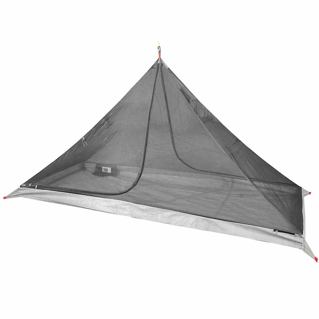 Detail van de vidaXL hangende tipi tent met waterdichte PU-coating en ventilatieroosters.
