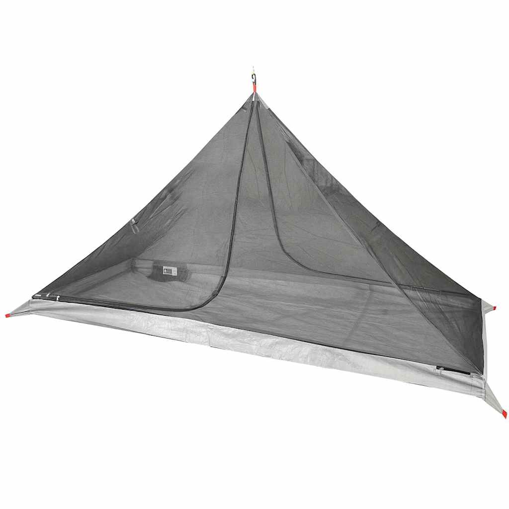 Detail van de vidaXL hangende tipi tent met waterdichte onderzijde en ventilatienet.
