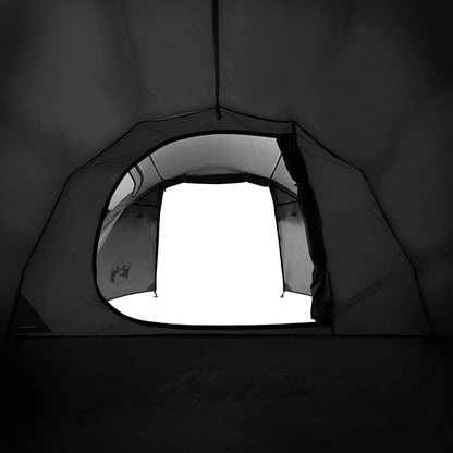 Detail van de verduisterende ingang van de vidaXL 2-persoons tunneltent.