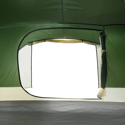 Detail van het gaasraam van de vidaXL 4-persoons tent, voor ventilatie en insectenbescherming.