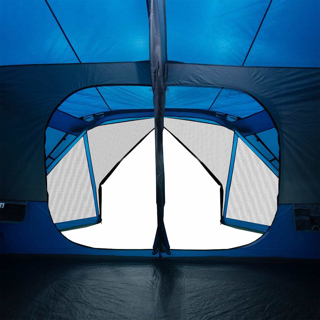 Detail van de gaaswanden van de vidaXL gezinstent, voor ventilatie en insectenbescherming.