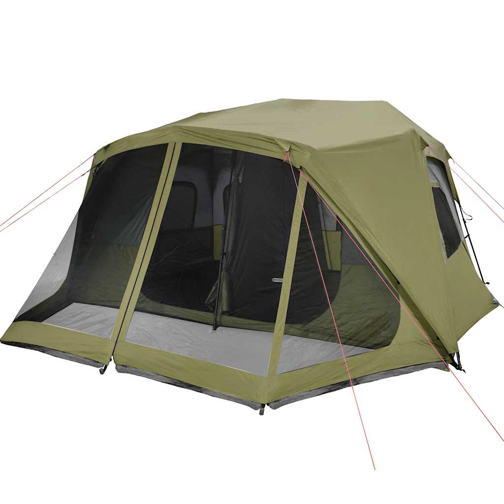 Detail van de vidaXL tent met waterdichte zijwanden en ventilatieroosters.