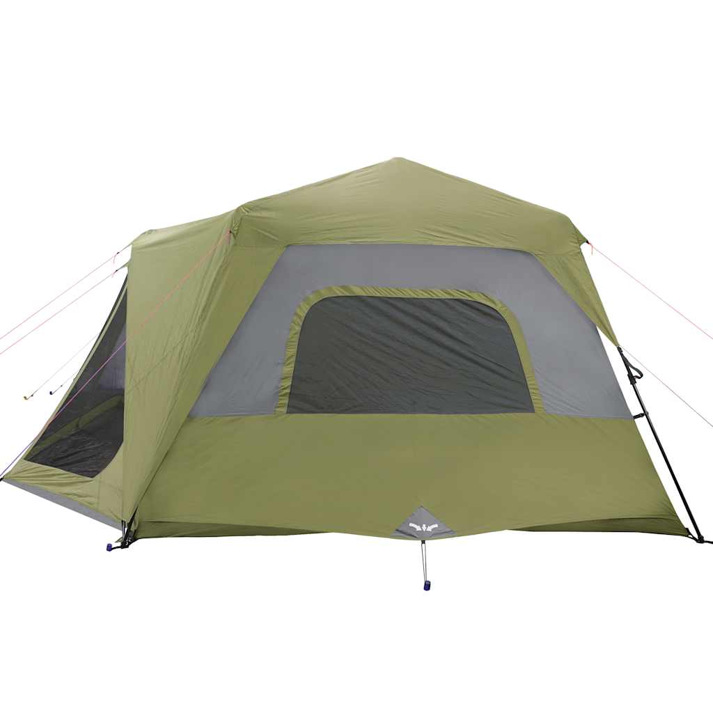 Detail van de vidaXL tent met waterdichte coating en ventilatierooster, zijaanzicht.