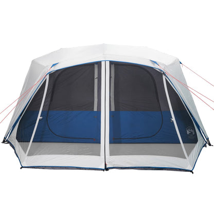 Detail van de tent vidaXL met LED, zijaanzicht met ingangen en waterdichte stof.