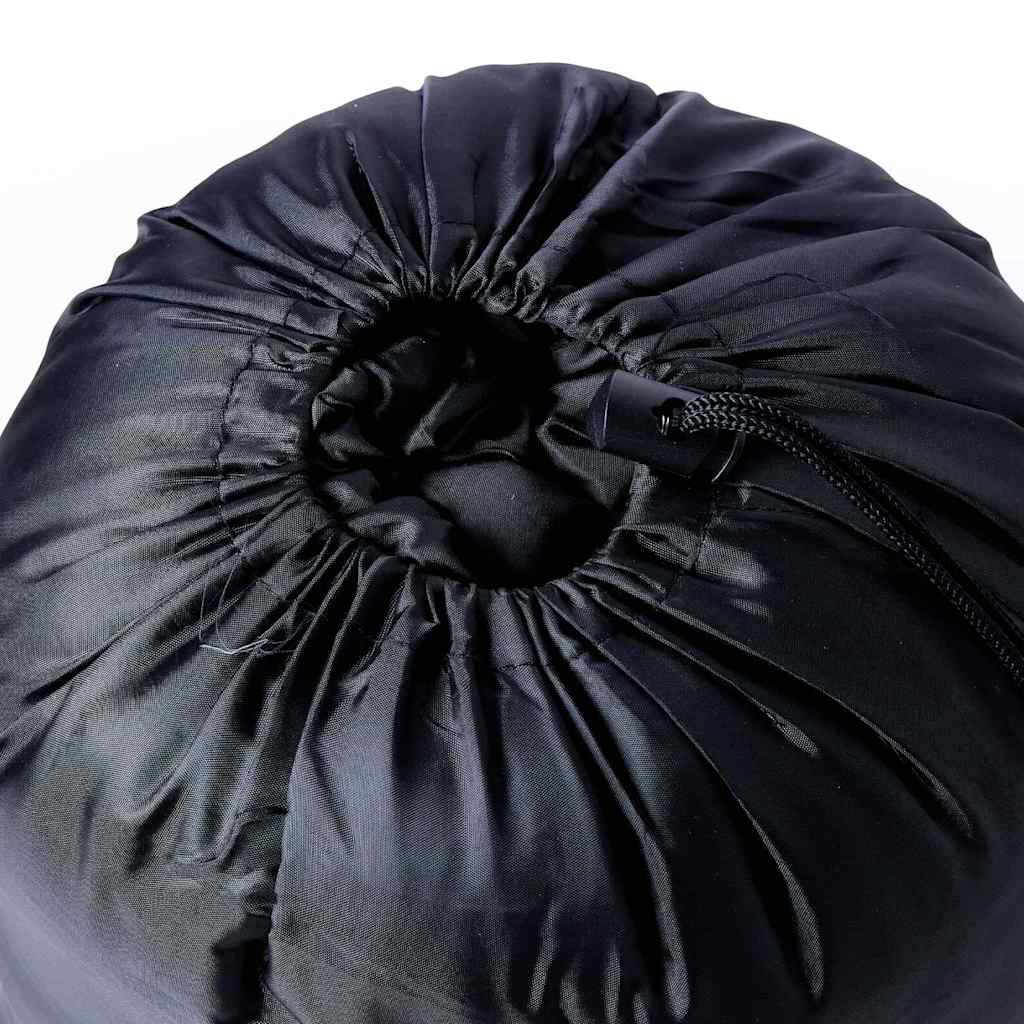 Zwart opbergtasje van de vidaXL slaapzak, met trekkoordsluiting aan de bovenkant.
