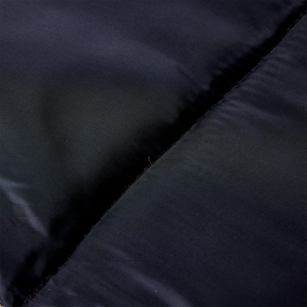 Detail van de waterbestendige buitenlaag van de vidaXL mummie slaapzak.