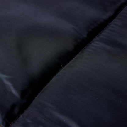 Detail van de waterbestendige stof van de vidaXL mummie slaapzak.