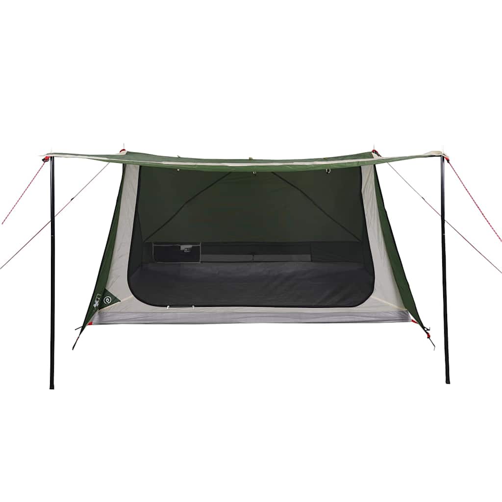 Detail van de vidaXL 2-persoons tent met waterdichte luifel en zijaanzicht.