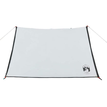 Detail van de witte vidaXL tent met waterdichte stof en koningsstokken.