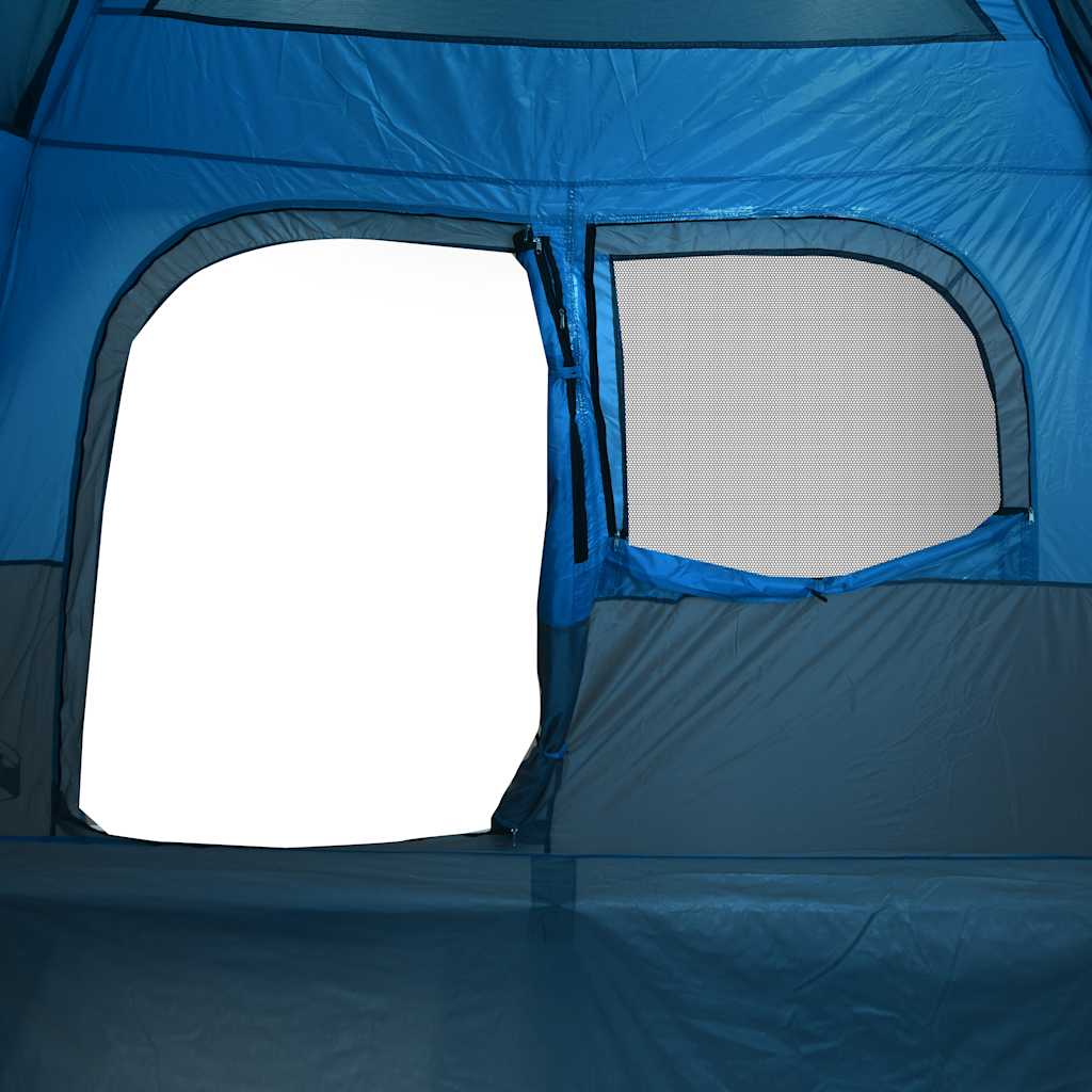 Detail van de gaaswanden van de vidaXL gezinstent, voor optimale ventilatie en muggenbescherming.