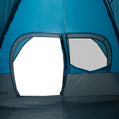 Detail van de ventilatieroosters met insectenbescherming in de vidaXL koepeltent.