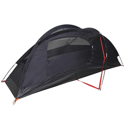 Detail van de vidaXL koepeltent met waterdichte stof en ventilatieroosters.