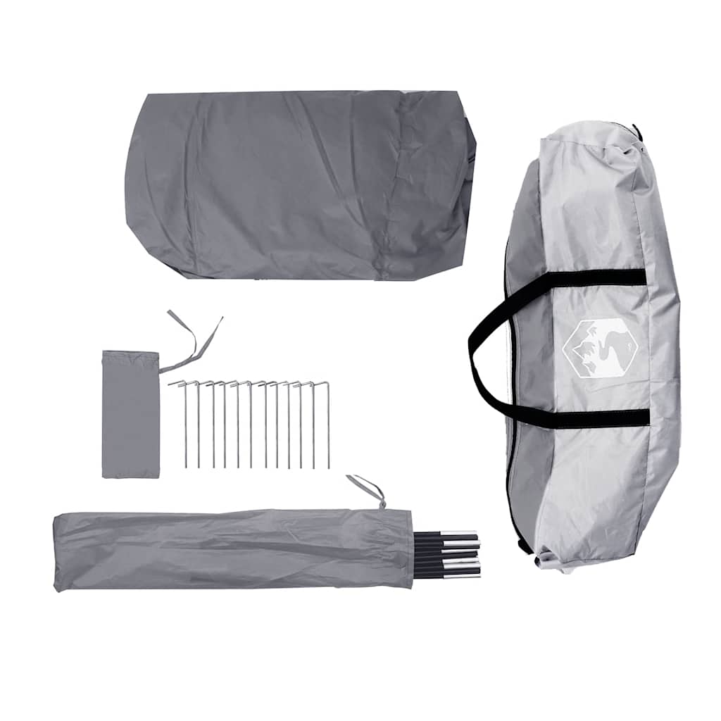 Grijze opbergtas met accessoires voor de vidaXL waterdichte partytent.