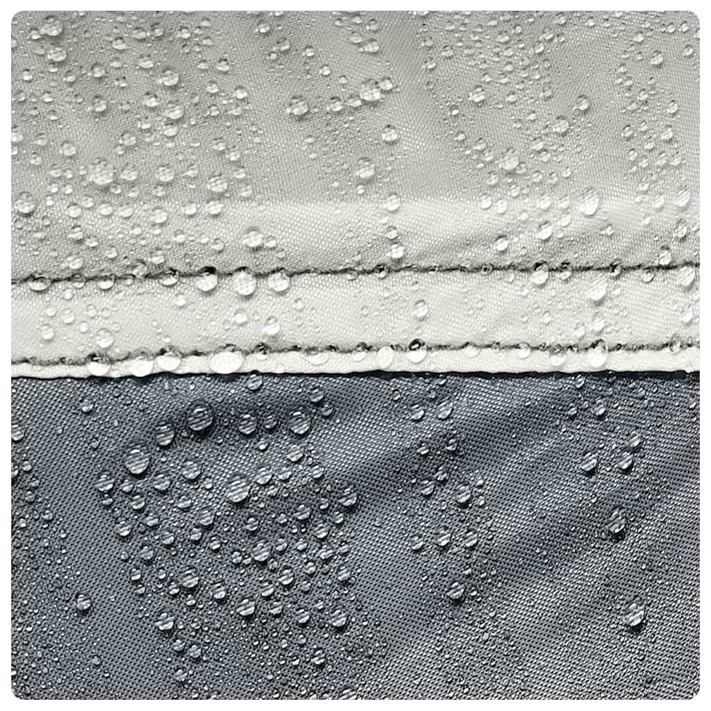 Detail van de waterdichte stof van de vidaXL partytent met druppels.