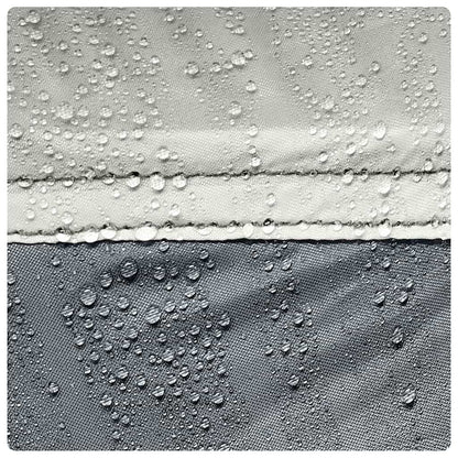 Detail van de waterdichte stof van de vidaXL partytent met druppels.