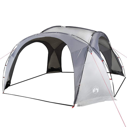 Detail van de vidaXL partytent met gaaswanden voor ventilatie en insectbescherming.
