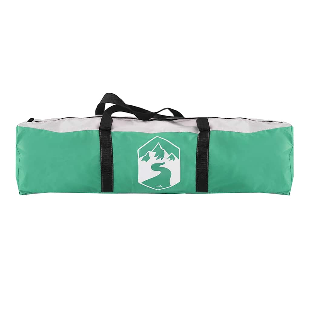 Groene vidaXL partytent opbergtas met handvatten, zijaanzicht.