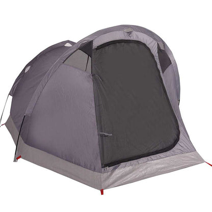 Detail van de vidaXL tunneltent met waterdichte ingang en ventilatierooster.