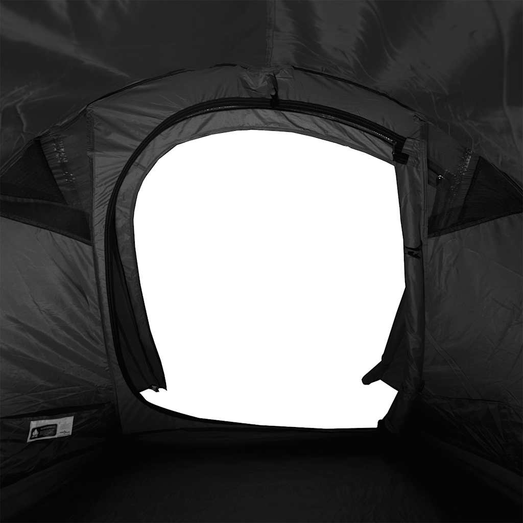 Detail van de verduisterende ingang van de vidaXL 2-persoons tunneltent.