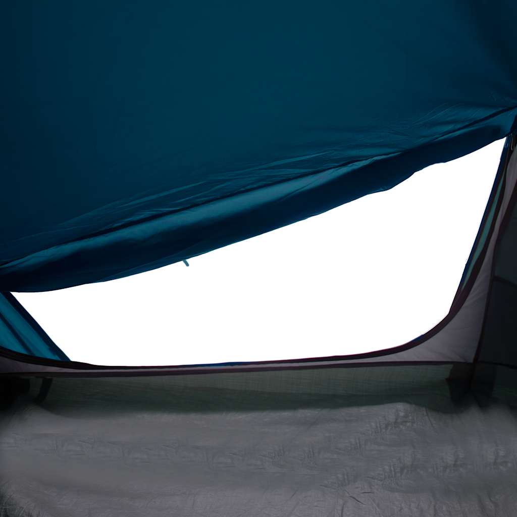 Detail van de gaaswand van de vidaXL tunneltent voor optimale ventilatie.
