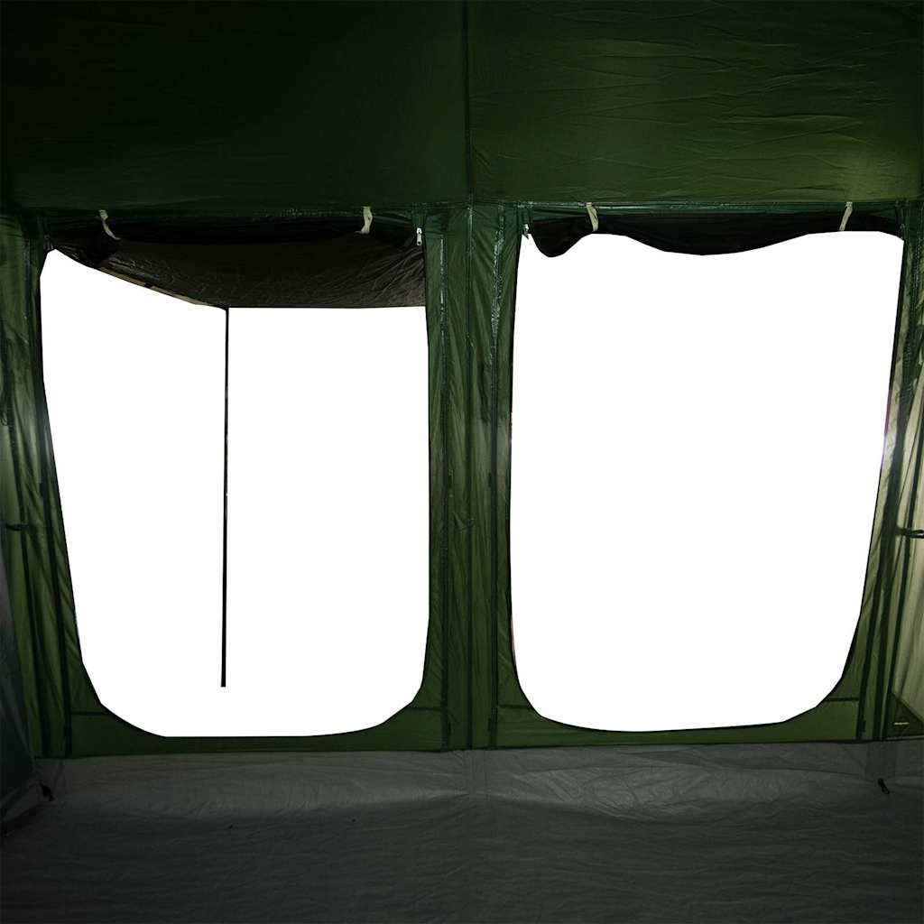 Detail van de vidaXL tunneltent met grote ramen voor optimale ventilatie.