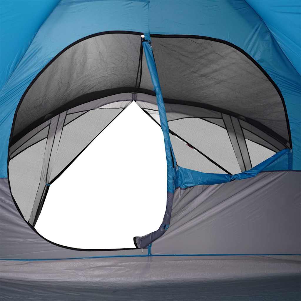 Detail van de ventilatieopening met insectengaas van de vidaXL 6-persoons tent.