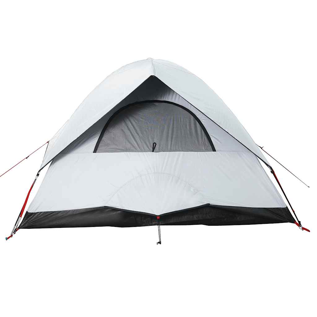 Detail van de vidaXL koepeltent met verduisteringsdoek en ventilatierooster aan de voorkant.