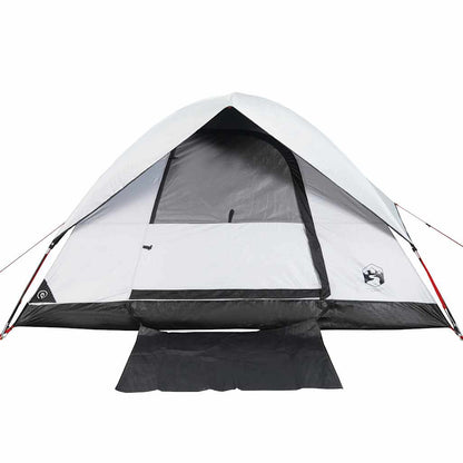 Detail van de vidaXL koepeltent, met waterdichte ingang en verduisterend doek.