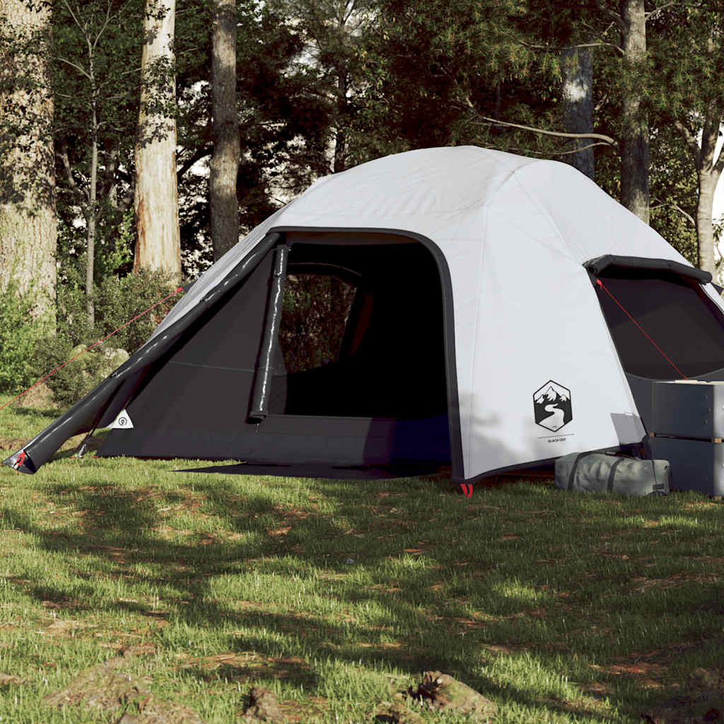 VidaXL koepeltent voor 4 personen, waterdicht en verduisterend, opgesteld in de natuur.