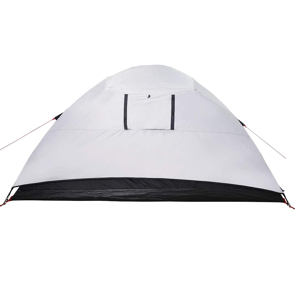 Zijaanzicht van de vidaXL koepeltent met waterdichte stof en ventilatierooster.