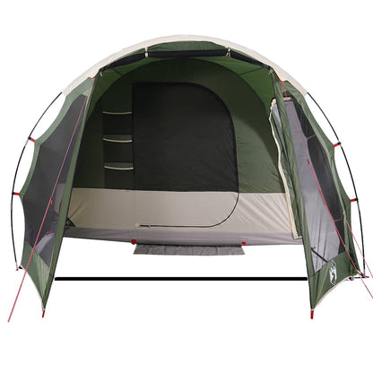 Detail van de vidaXL 6-persoons tent met open ingangen en gaasramen.