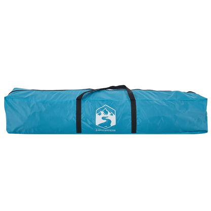 Blauwe opbergtas voor de vidaXL Koepeltent, met handvatten voor gemakkelijk transport.