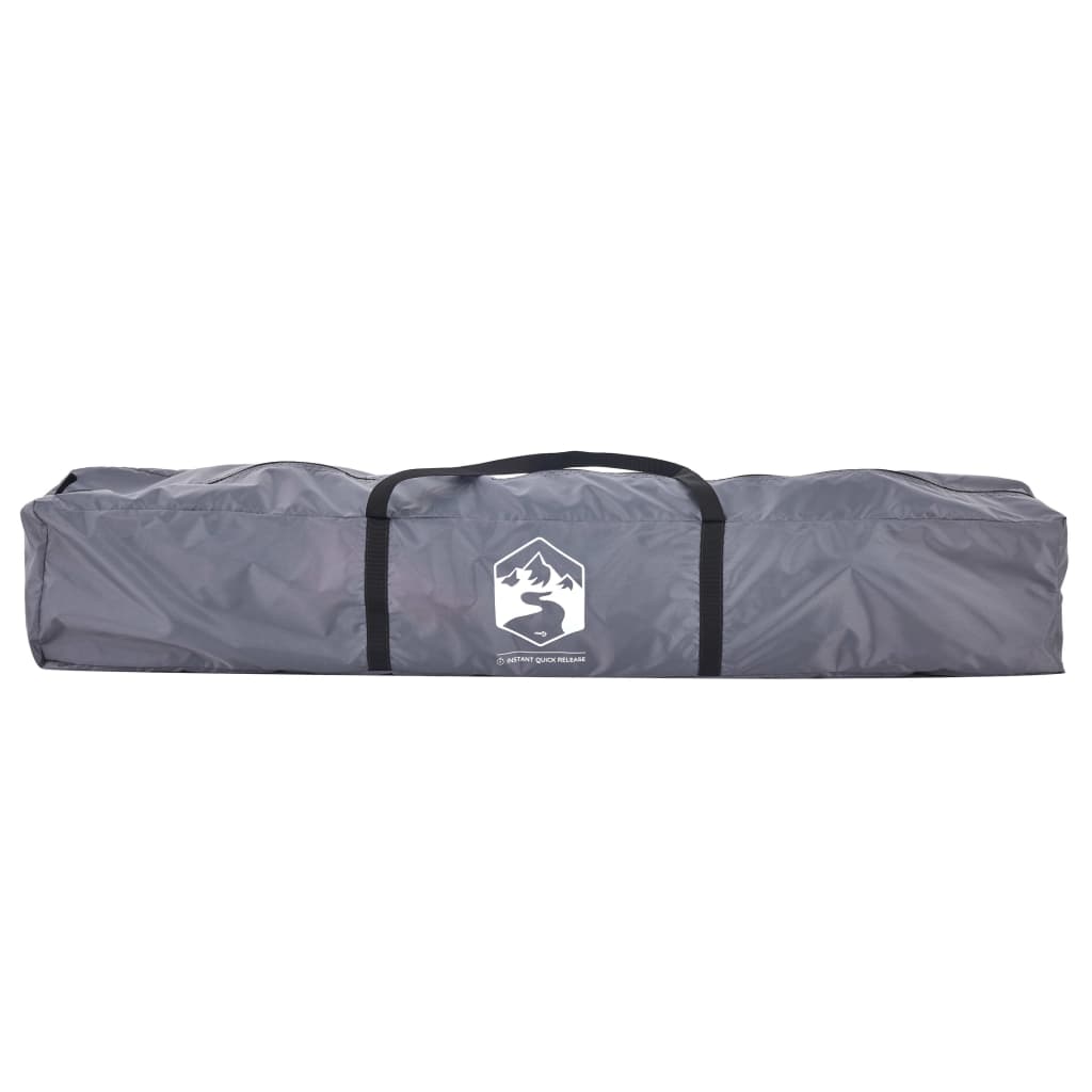 Grijze tenttas van vidaXL voor de koepeltent, met handvat en merklogo.
