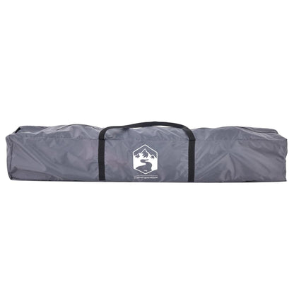 Grijze tenttas van vidaXL voor de koepeltent, met handvat en merklogo.