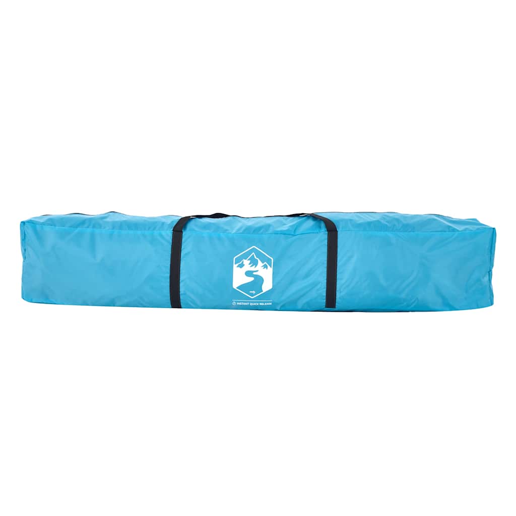 Blauwe opbergtas voor de vidaXL koepeltent, met handvatten voor eenvoudig transport.