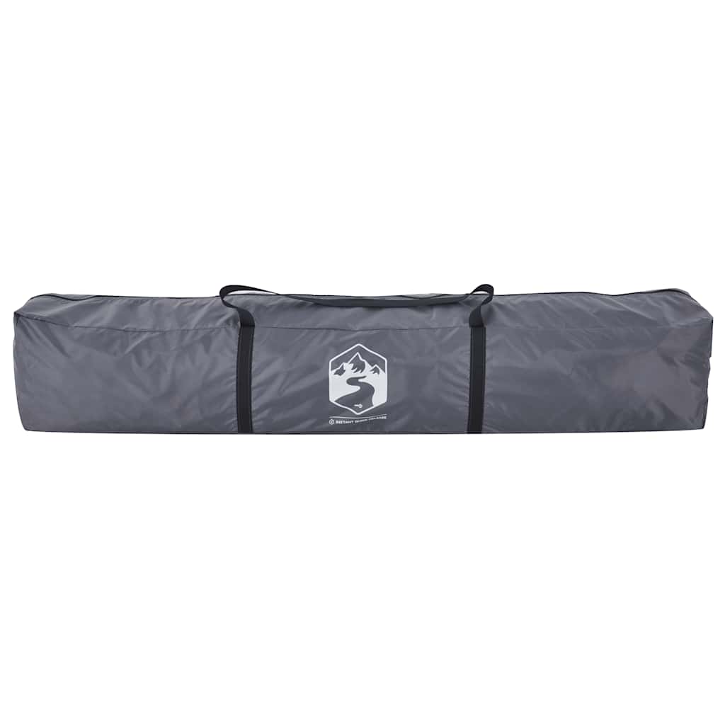 Grijze opbergtas voor de vidaXL 6-persoons koepeltent met handvatten.