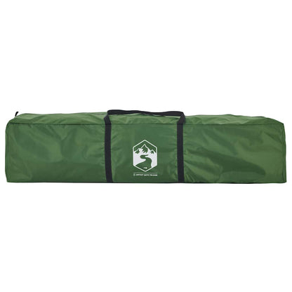 Groene vidaXL koepeltent opbergtas met logo, zijaanzicht.