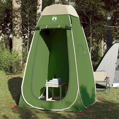 Groene vidaXL pop-up privacytent met waterdichte bescherming, opgesteld in de natuur.