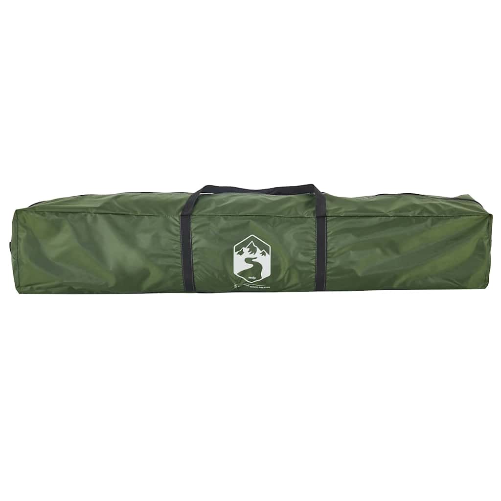 Groene vidaXL tentrol met handvat, geschikt voor 5 personen en eenvoudig te vervoeren.