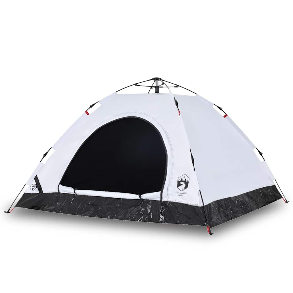 Detail van de vidaXL tent met snelontgrendeling en verduisterende stof, zijaanzicht.