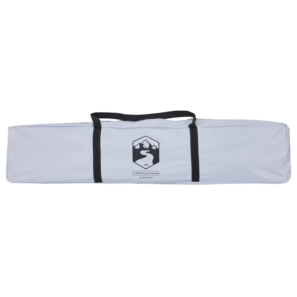 Witte opbergtas voor de vidaXL koepeltent, met logo en handvat.