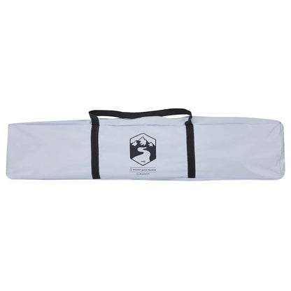 Witte opbergtas voor de vidaXL koepeltent, met logo en handvat.