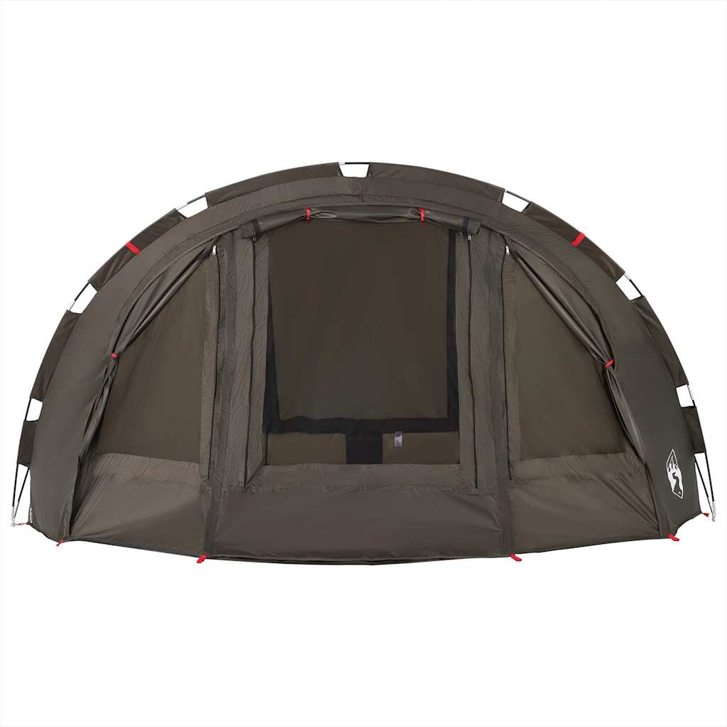 Detail van de vidaXL Vistent 4-persoons tent met waterdichte rits en ventilatieopening.