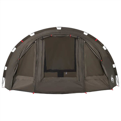 Detail van de vidaXL Vistent 4-persoons tent met waterdichte rits en ventilatieopening.