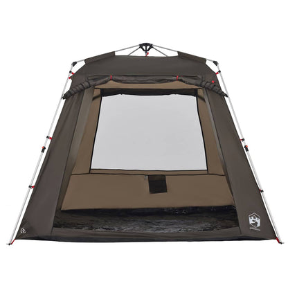 Detail van de vidaXL Vistent tent met snelontgrendeling en grote ingang.